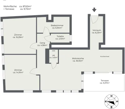3-Zimmer-Wohnung mieten in Wien – 87,63 m², € 2.790 – Bild 14 von 14