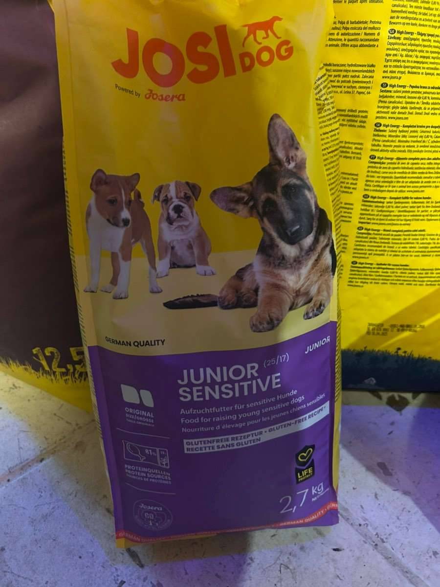 Josera Kids Hundefutter, Trockenfutter ca 11kg + 2,7kg sensitiv Josi,   25,- (7141 Podersdorf am See) - willhaben