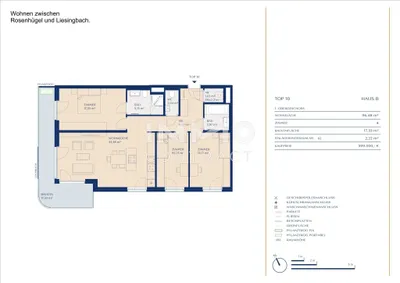 4-Zimmer-Wohnung kaufen in Wien – 96,48 m², € 599.000 – Bild 11 von 11
