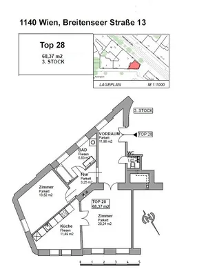 2-Zimmer-Wohnung kaufen in Wien – 68,38 m², € 299.000 – Bild 18 von 19
