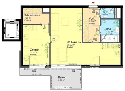 2-Zimmer-Wohnung mieten in Wien – 60 m², € 957 – Bild 7 von 10