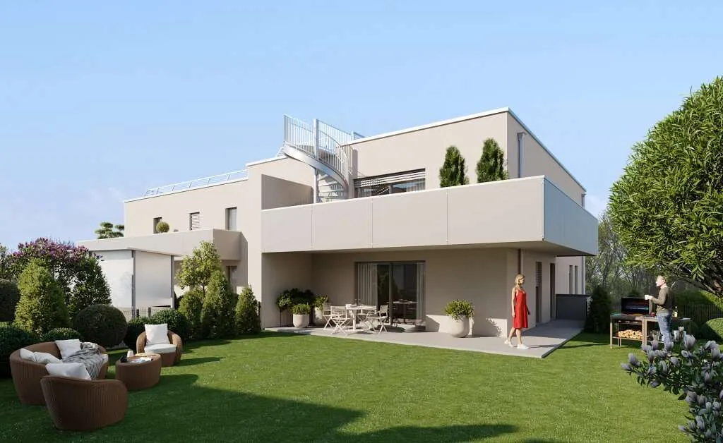 Baustart erfolgt: Großzügige Gartenwohnung mit Blick ins Grüne - B01 - Ansicht 3