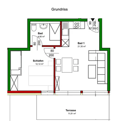 2-Zimmer-Wohnung kaufen in Zell am See – 38,22 m², € 279.000 – Bild 10 von 10
