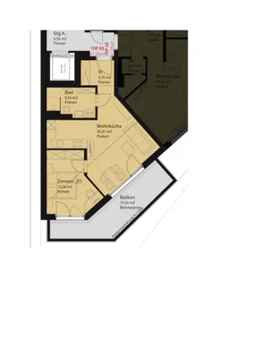 4-Zimmer-Wohnung mieten in Tulln – € 1.001 – Bild 8 von 8