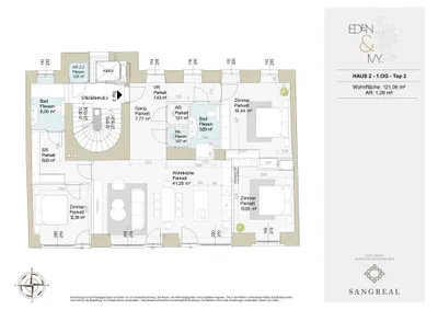 4-Zimmer-Wohnung kaufen in Wien – 121 m², € 998.000 – Bild 11 von 11