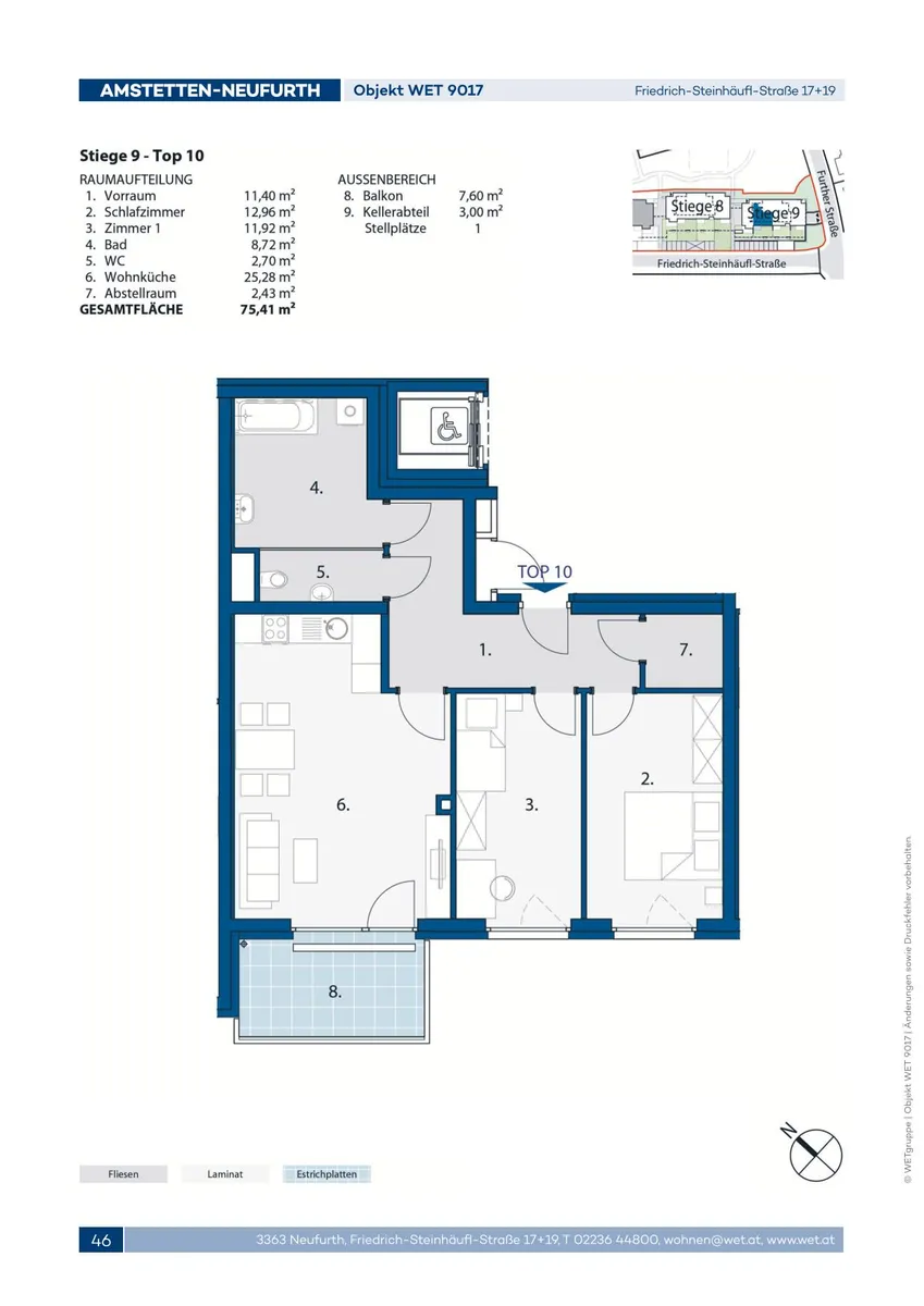 Fertigstellung 3. Quartal 2027 | geförderte Wohnung mit Balkon | Miete mit Kaufoption | 2. OG - Ansicht 2