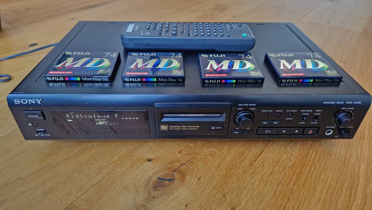 Used Sony MDS-JE500 Minidisc players for Sale | HifiShark.com