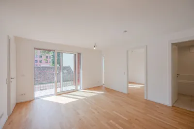 ++NEU++ Sonne auf dem Balkon! Energieeffiziente 2-Zimmer-Neubauwohnung mit 46 m² und 6 m² Südostbalkon – Bild 2