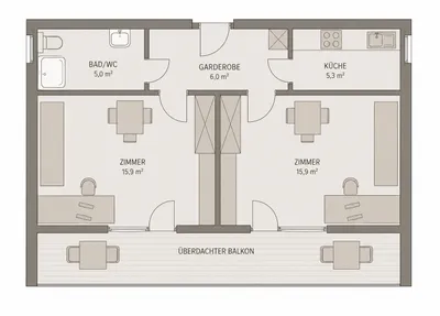 2-Zimmer-Wohnung kaufen in Dornbirn – 50 m², € 259.000 – Bild 9 von 11