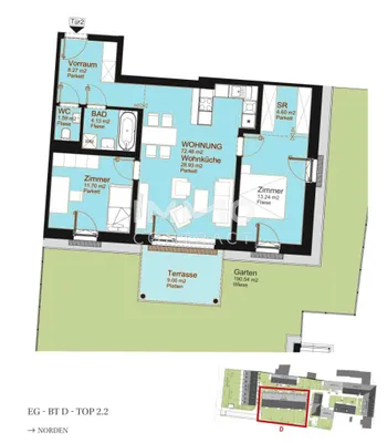 3-Zimmer-Wohnung kaufen in Wien – 72,46 m², € 599.000 – Bild 11 von 11