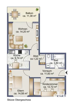 Wohnung kaufen in Dornbirn – 75,17 m², € 299.000 – Bild 14 von 14