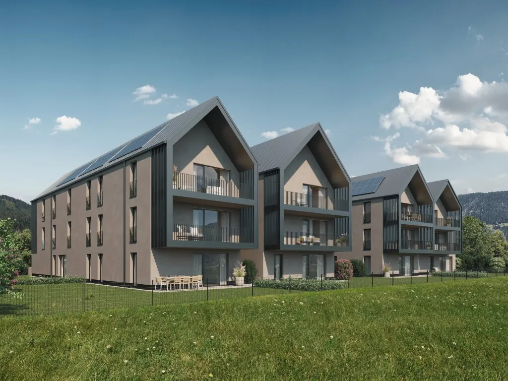 Moderne 2-Zi DG-Wohnung in Bischofshofen, Erstbezug mit Balkon! - Ansicht 2
