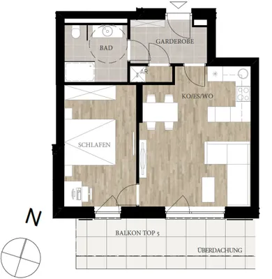 2-Zimmer-Wohnung kaufen in Graz – 49,07 m², € 245.000 – Bild 9 von 9