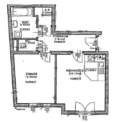 2-Zimmer-Wohnung mieten in Wien – 50 m², € 850 – Bild 8 von 8