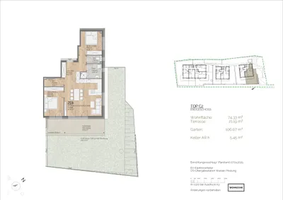 3-Zimmer-Wohnung kaufen in Villach Land – 74,33 m², € 457.500 – Bild 3 von 4