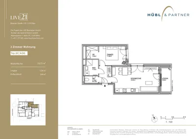 2-Zimmer-Wohnung kaufen in Wien – 52,23 m², € 359.000 – Bild 8 von 8