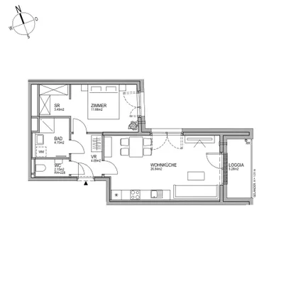 2-Zimmer-Wohnung kaufen in Wien – 52,23 m², € 359.000 – Bild 7 von 8
