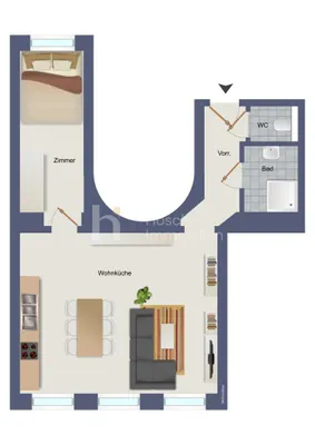 2-Zimmer-Wohnung kaufen in Wien – 43,59 m², € 215.000 – Bild 21 von 21