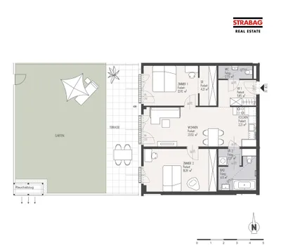 3-Zimmer-Wohnung kaufen in Wien – 78,18 m², € 617.000 – Bild 2 von 2