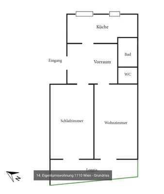 2-Zimmer-Wohnung kaufen in Wien – 63 m², € 215.000 – Bild 5 von 24