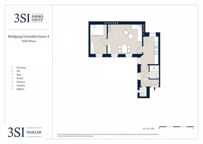 2-Zimmer-Wohnung kaufen in Wien – 45,88 m², € 229.000 – Bild 12 von 12