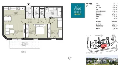 3-Zimmer-Wohnung kaufen in Sankt Pölten – 74,27 m², € 370.800 – Bild 21 von 25