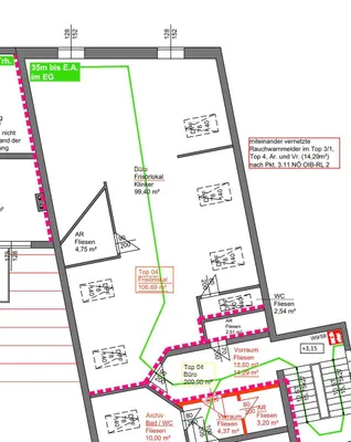 1-Zimmer-Gewerbeimmobilie mieten in Sankt Pölten – 107 m², € 1.370 – Bild 5 von 9