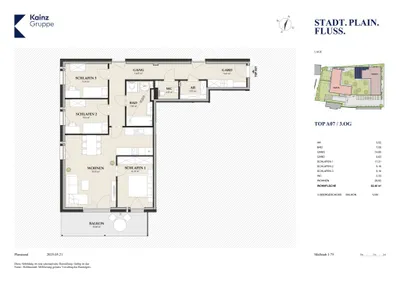 4-Zimmer-Wohnung kaufen in Salzburg Stadt – 92,46 m², € 680.000 – Bild 6 von 7