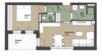 2-Zimmer-Wohnung kaufen in Wien – 45 m², € 225.000 – Bild 14 von 26