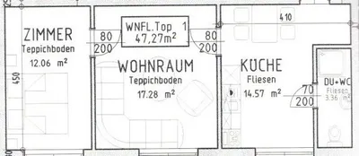 3-Zimmer-Wohnung mieten in Lilienfeld – 48 m², € 500