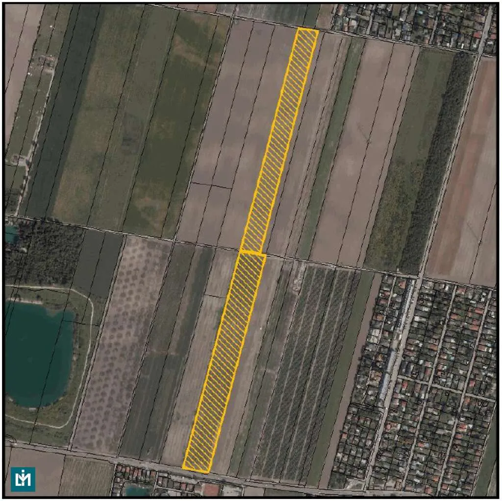 (KG 01654 ESSLING, EZ 153, 5255) BAUERWARTUNGSLAND IN 1220 WIEN / NÄHE PONYSEE - Ansicht 2