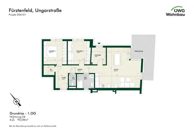 4-Zimmer-Wohnung kaufen in Hartberg-Fürstenfeld – 90 m², € 367.654 – Bild 5 von 5