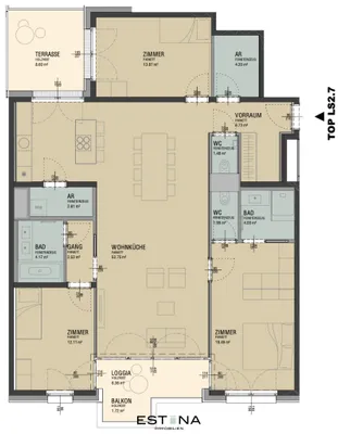 4-Zimmer-Wohnung kaufen in Wien – 124,92 m², € 738.000 – Bild 18 von 18