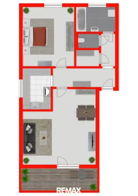 2-Zimmer-Wohnung kaufen in Sankt Pölten Land – 55,81 m², € 112.000 – Bild 10 von 11