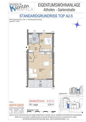 2-Zimmer-Wohnung kaufen in Sankt Veit an der Glan – 61,57 m², € 234.990 – Bild 5 von 7