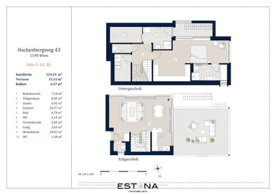 4-Zimmer-Immobilie kaufen in Wien – 129,29 m², € 1.590.000 – Bild 14 von 18