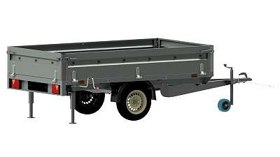 Anhänger 944kg Nutzlast zum Transportieren von Gütern Anhänger