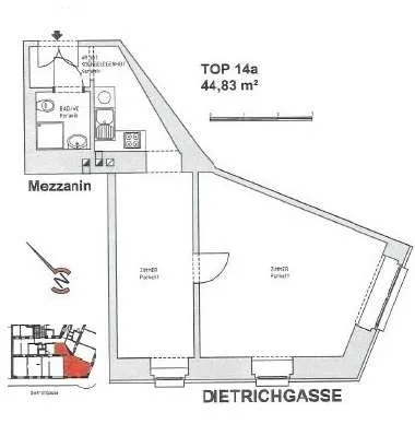 2-Zimmer-Wohnung kaufen in Wien – 46,67 m², € 159.000 – Bild 9 von 10