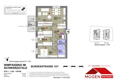 4-Zimmer-Wohnung mieten in Neunkirchen – 85,98 m², € 890 – Bild 2 von 2