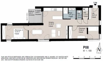 3-Zimmer-Wohnung mieten in Wien – 76,07 m², € 1.461 – Bild 11 von 11