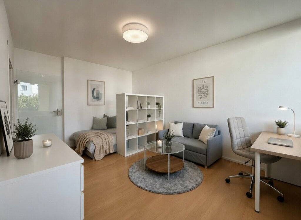 Möbliertes City-Apartment mit Loggia, Stellplatz & Top-Anbindung zur JKU in Linz-Urfahr – pohled 2