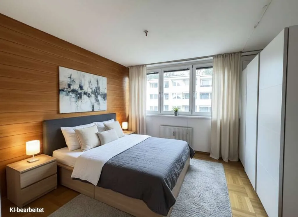 Am Fuße der Weinberge: Helle 3-Zimmer-Wohnung mit Loggia - Widok 3