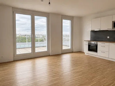 3-Zimmer-Dachgeschosswohnung mit der Terrasse und Weitblick | Klimaanlage | U2 Aspernstraße direkt vor der Tür |Top 3.89