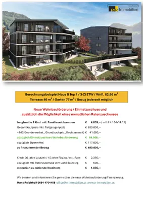 4-Zimmer-Wohnung kaufen in Sankt Johann im Pongau – 83 m², € 596.000 – Bild 2 von 4