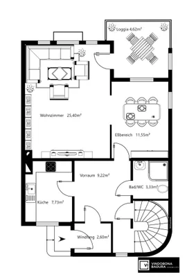 3-Zimmer-Haus mieten in Wien – 125,14 m², € 1.700 – Bild 9 von 10
