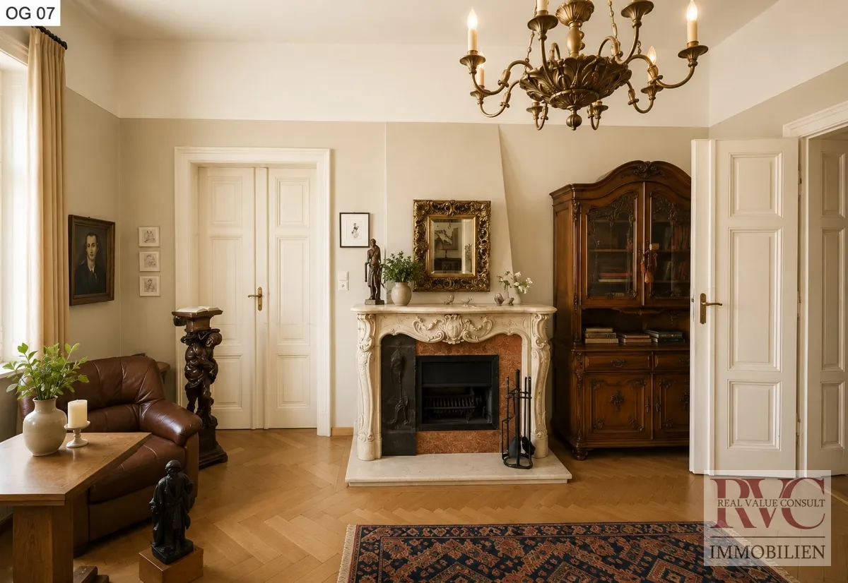 "Ihr Zuhause in Ernstbrunns Gründerzeit-Ikone - historische Eleganz trifft moderne Vision" - Widok 3