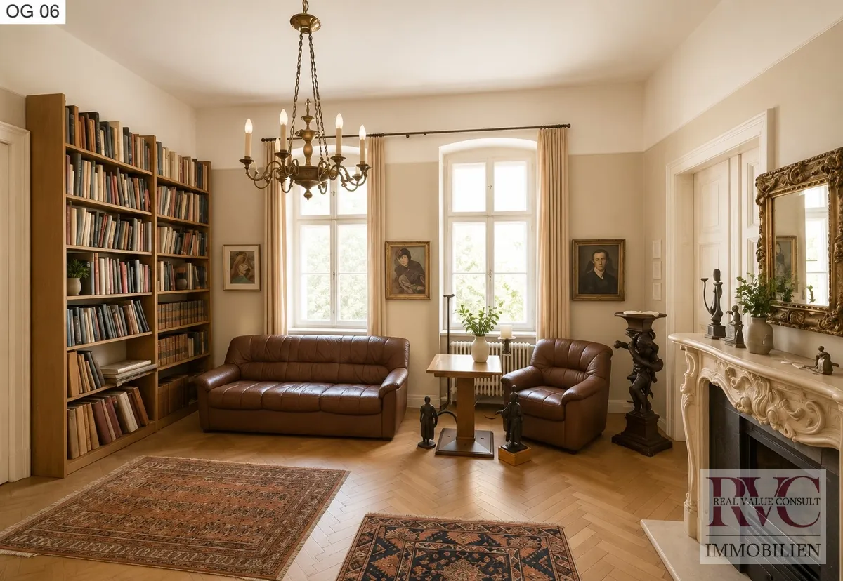 "Ihr Zuhause in Ernstbrunns Gründerzeit-Ikone - historische Eleganz trifft moderne Vision" - Widok 2