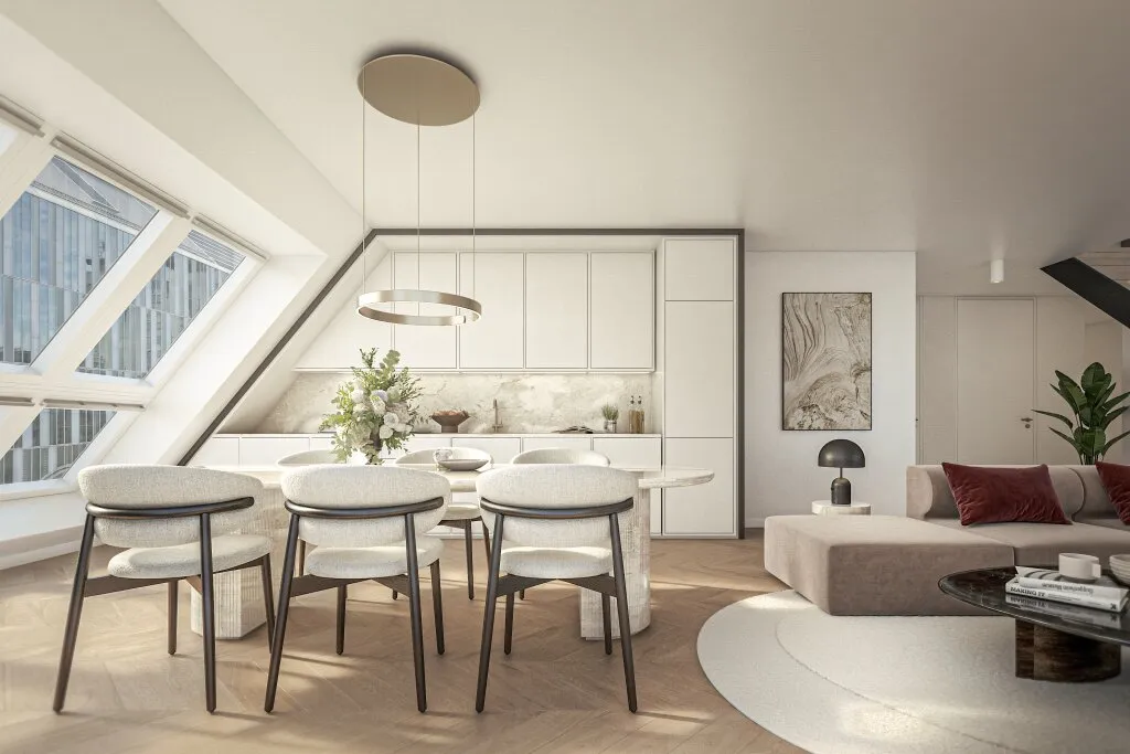 Luxuriöse 4-Zimmer-Maisonette mit Terrasse - ANDEA Parkside Residences - Ansicht 2