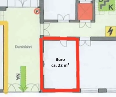 1-Zimmer-Gewerbeimmobilie mieten in Wels – 37 m², € 445 – Bild 10 von 12