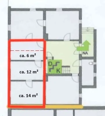 1-Zimmer-Gewerbeimmobilie mieten in Wels – 37 m², € 445 – Bild 11 von 12